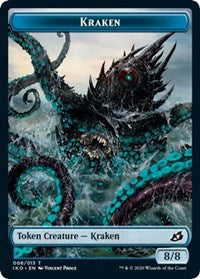 Kraken // Human Soldier (003) Double-Sided Token [Ikoria: Lair of Behemoths Tokens] | Lots Moore NSW