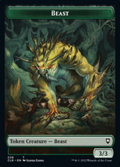 Satyr // Beast Double-Sided Token [Commander Legends: Battle for Baldur's Gate Tokens] | Lots Moore NSW