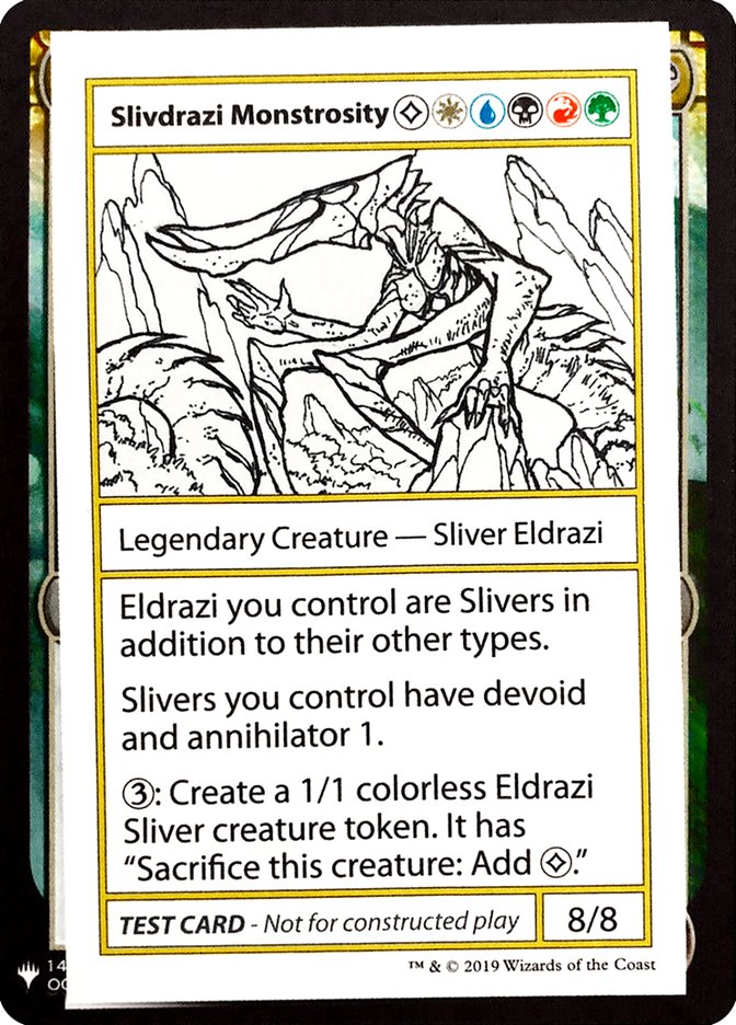 Slivdrazi Monstrosity [Mystery Booster Playtest Cards] | Lots Moore NSW