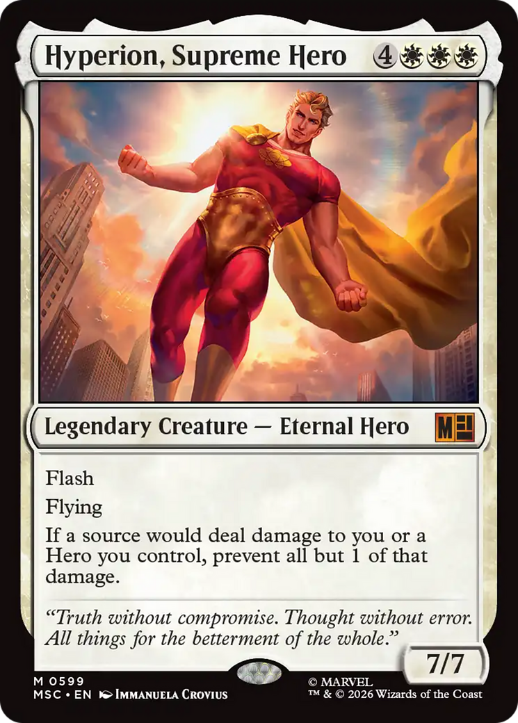 Hyperion, Supreme Hero [Marvel Super Heroes Commander] | Lots Moore NSW