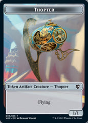 Spirit (003) // Thopter Double-Sided Token [Innistrad: Crimson Vow Commander Tokens] | Lots Moore NSW