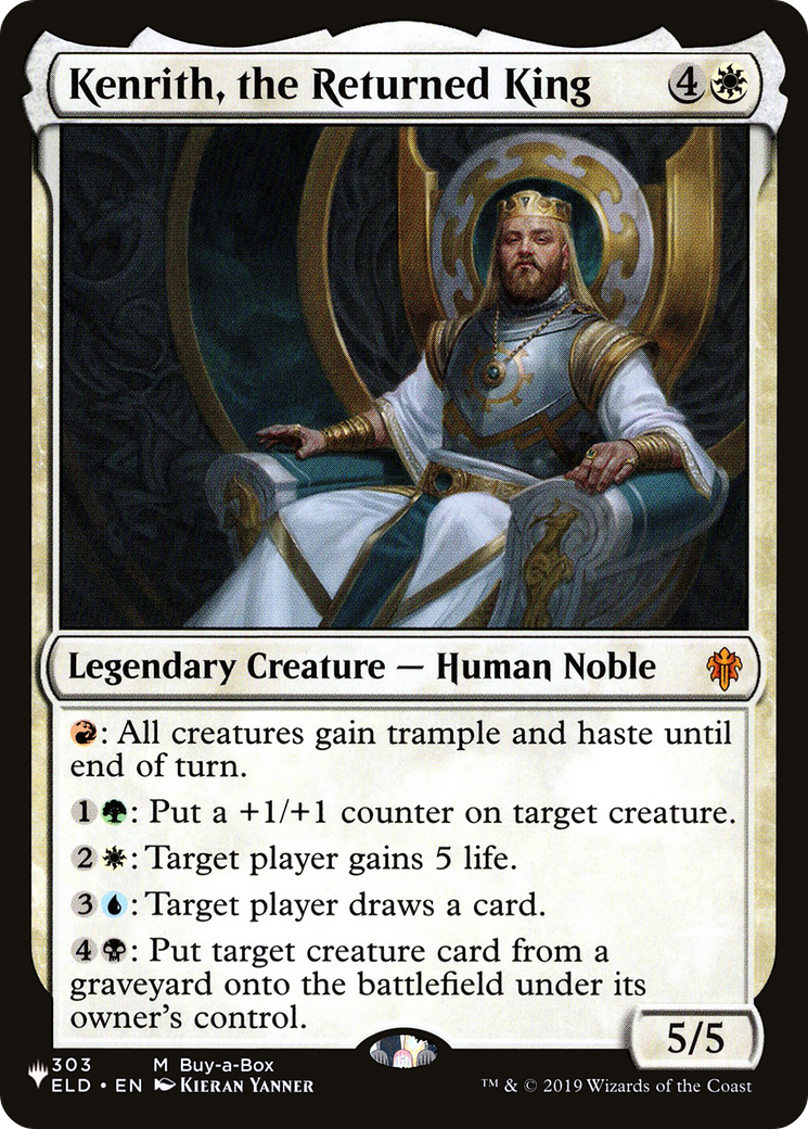 Kenrith, the Returned King [The List] | Lots Moore NSW