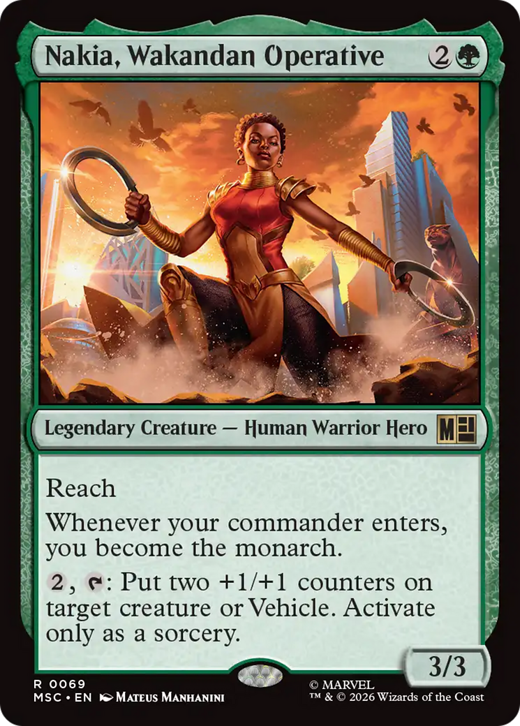Nakia, Wakandan Operative (Surge Foil) [Marvel Super Heroes Commander] | Lots Moore NSW