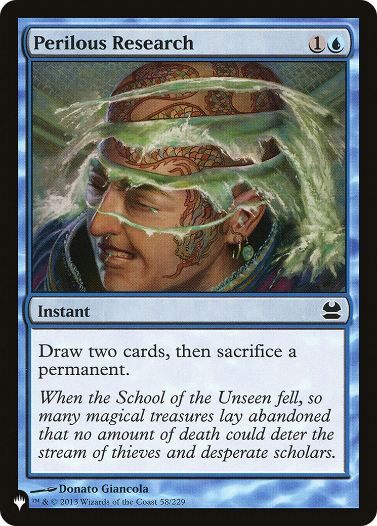 Perilous Research [The List] | Lots Moore NSW