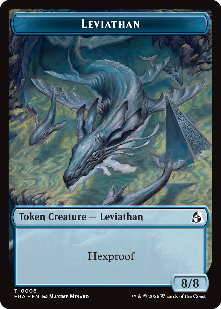 Leviathan // Beast Double-Sided Token [Reality Fracture Tokens] | Lots Moore NSW
