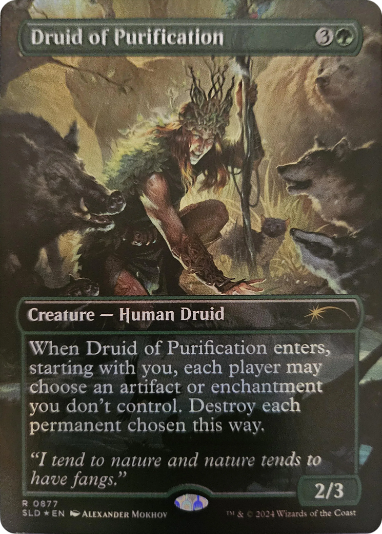 Druid of Purification (Rainbow Foil) [Secret Lair Drop Series] | Lots Moore NSW