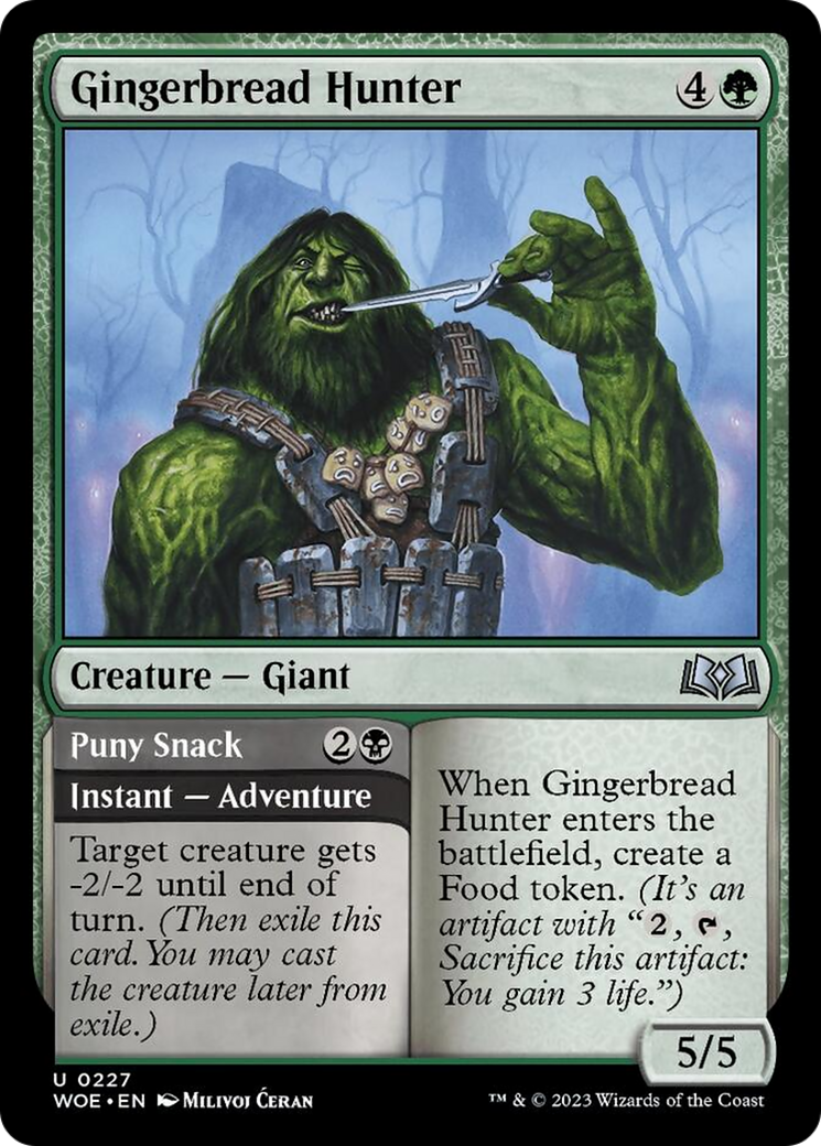 Gingerbread Hunter // Puny Snack [Wilds of Eldraine] | Lots Moore NSW