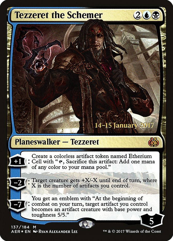 Tezzeret the Schemer [Aether Revolt Prerelease Promos] | Lots Moore NSW