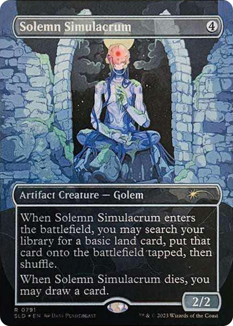 Solemn Simulacrum (0791) (Galaxy Foil) [Secret Lair Drop Series] | Lots Moore NSW