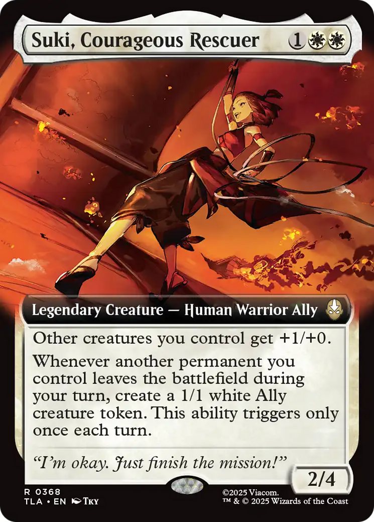 Suki, Courageous Rescuer (Extended Art) [Avatar: The Last Airbender] | Lots Moore NSW