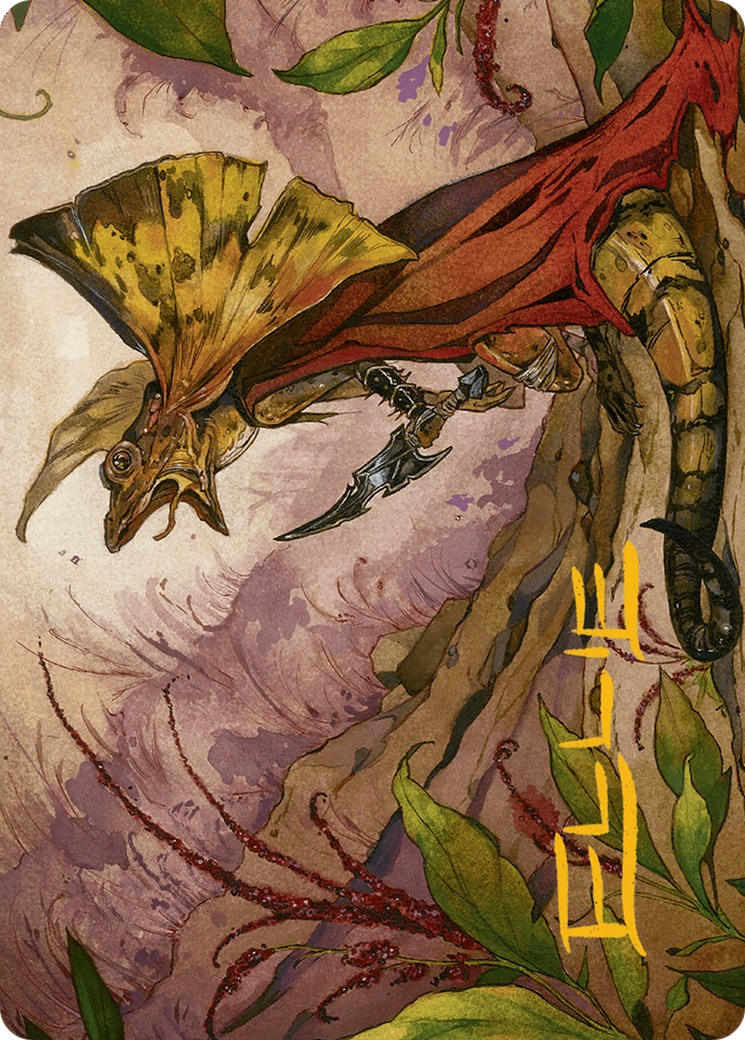 Hired Claw Art Card (Gold-Stamped Signature) [Bloomburrow Art Series] | Lots Moore NSW