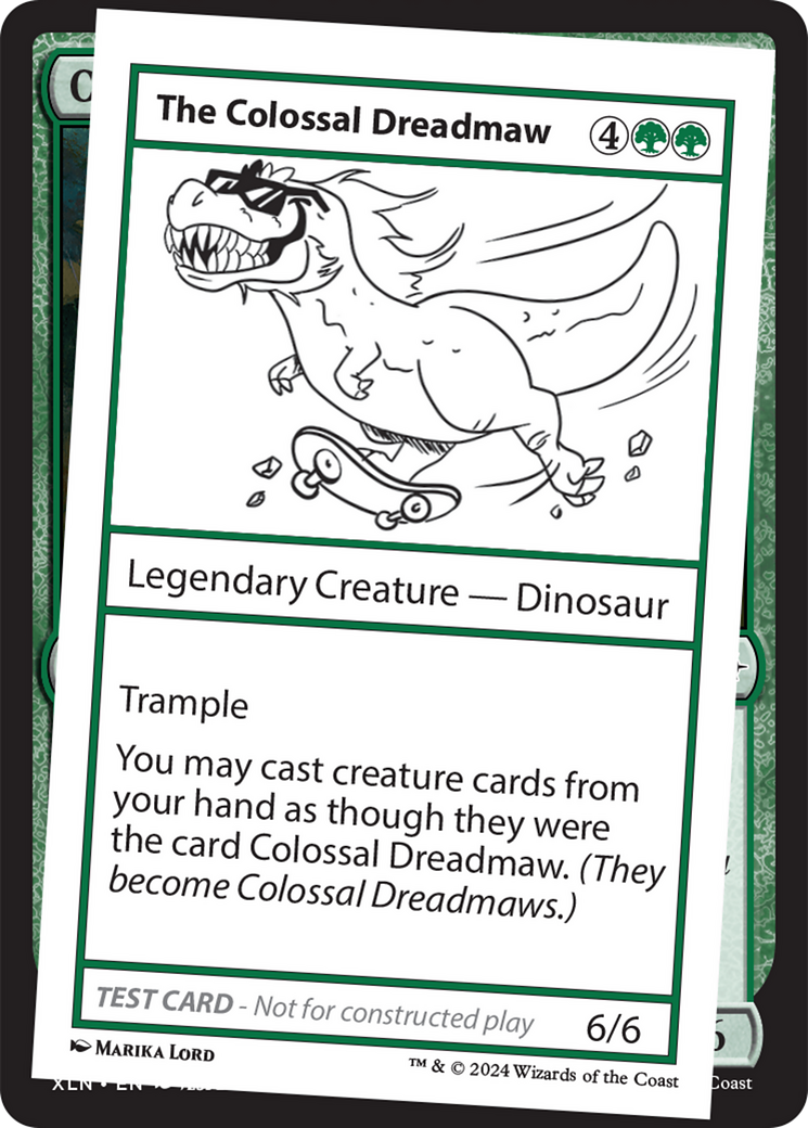 The Colossal Dreadmaw [Mystery Booster 2 Playtest Cards] | Lots Moore NSW