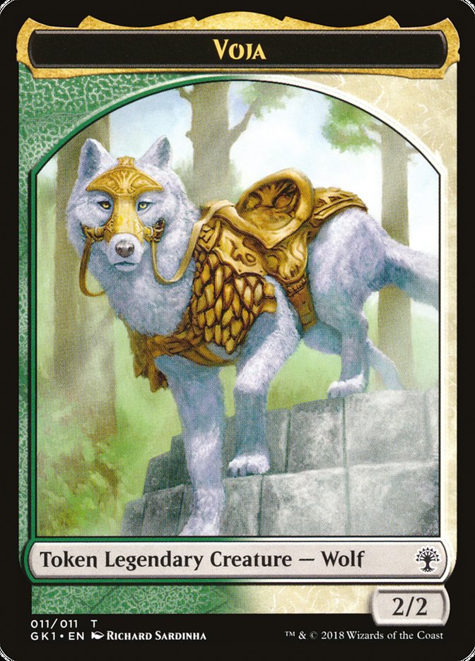 Voja // Saproling Double-Sided Token [Guilds of Ravnica Guild Kit Tokens] | Lots Moore NSW