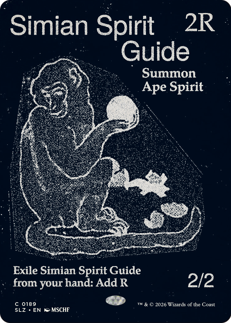 Simian Spirit Guide (0189) [Secret Lair x MSCHF: The Zeta Set] | Lots Moore NSW