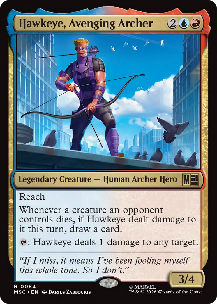 Hawkeye, Avenging Archer [Marvel Super Heroes Commander] | Lots Moore NSW