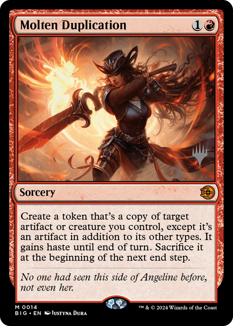 Molten Duplication [Outlaws of Thunder Junction: The Big Score Promos] | Lots Moore NSW