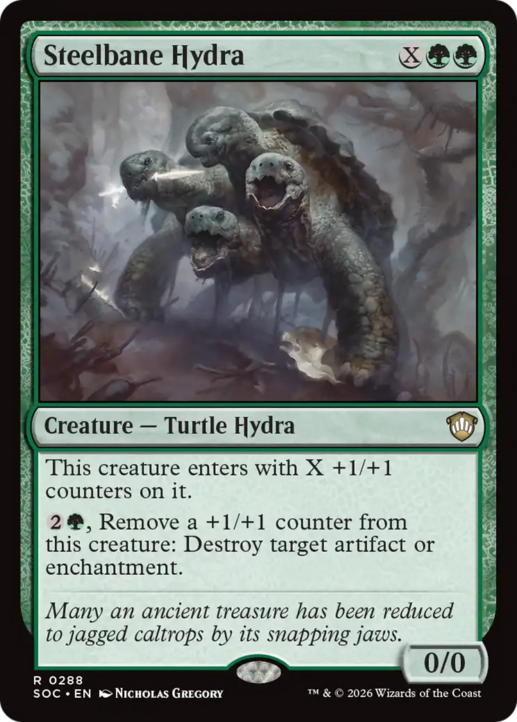 Steelbane Hydra [Secrets of Strixhaven Commander] | Lots Moore NSW