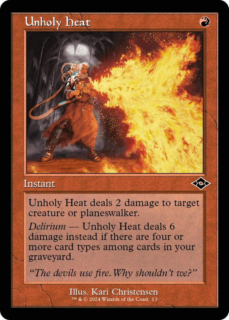 Unholy Heat (Retro) [Modern Horizons 2] | Lots Moore NSW