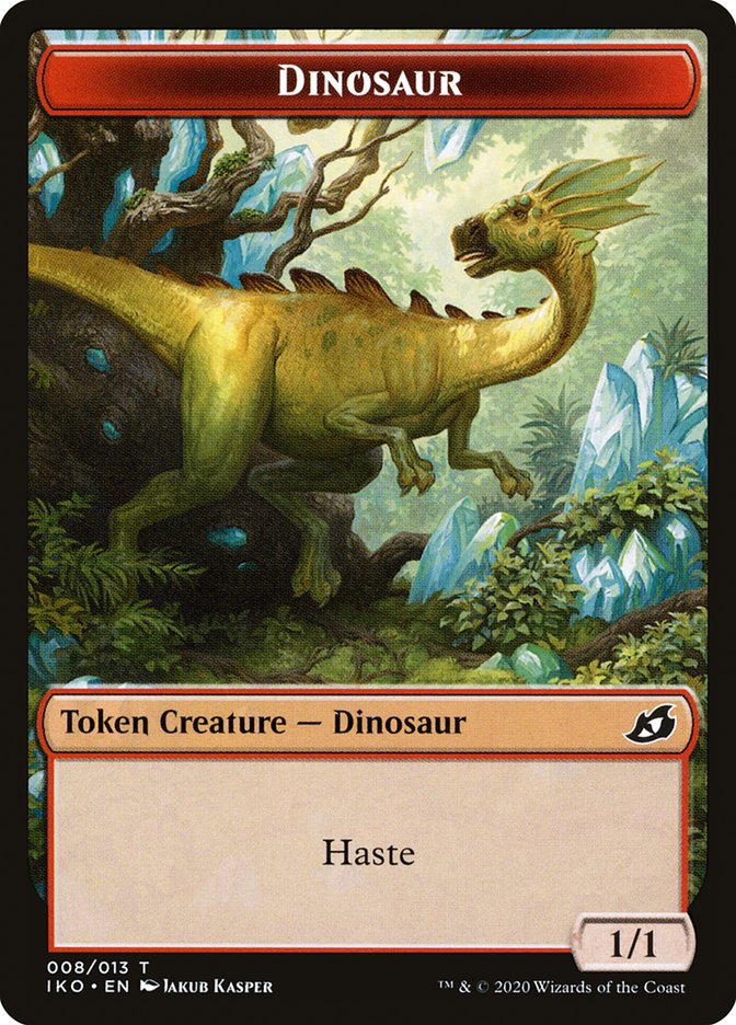 Dinosaur Token [Ikoria: Lair of Behemoths Tokens] | Lots Moore NSW