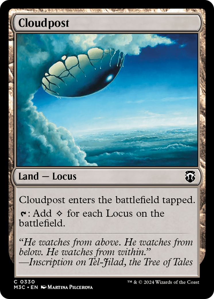 Cloudpost (Ripple Foil) [Modern Horizons 3 Commander] | Lots Moore NSW