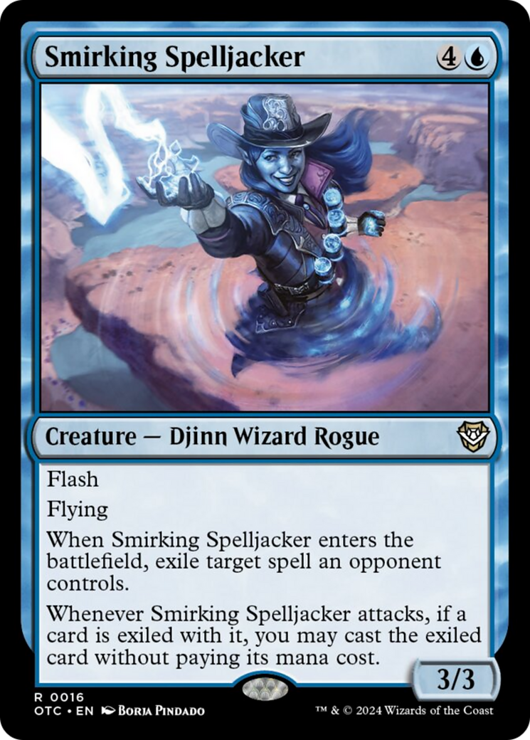 Smirking Spelljacker [Outlaws of Thunder Junction Commander] | Lots Moore NSW