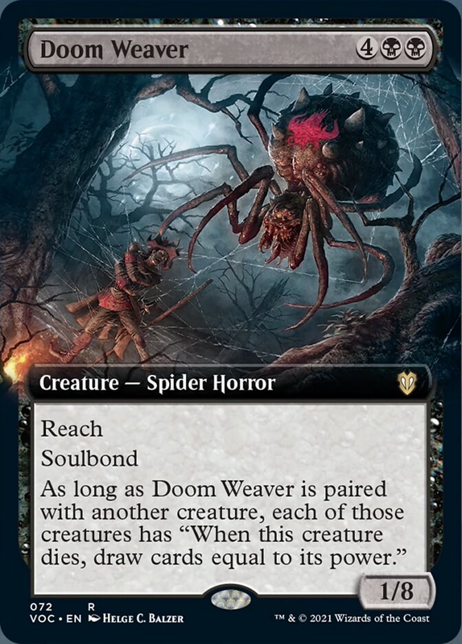 Doom Weaver (Extended Art) [Innistrad: Crimson Vow Commander] | Lots Moore NSW