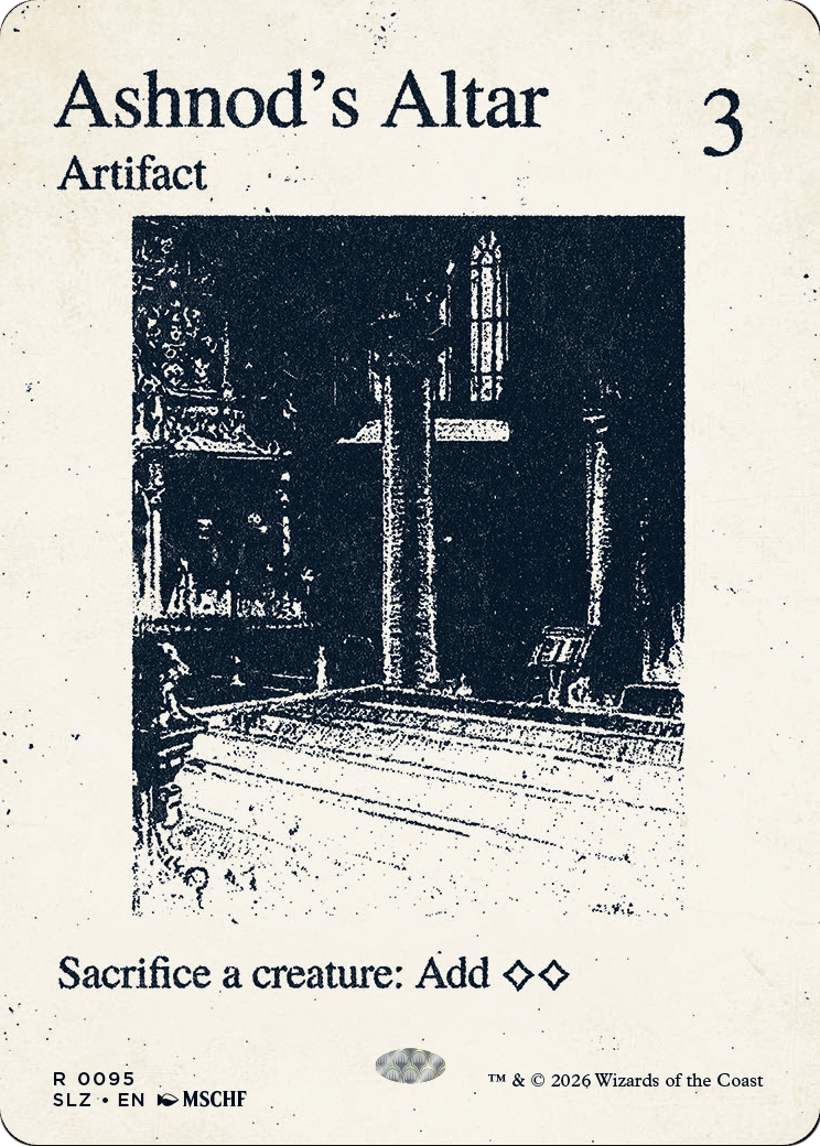Ashnod's Altar (0095) [Secret Lair x MSCHF: The Zeta Set] | Lots Moore NSW