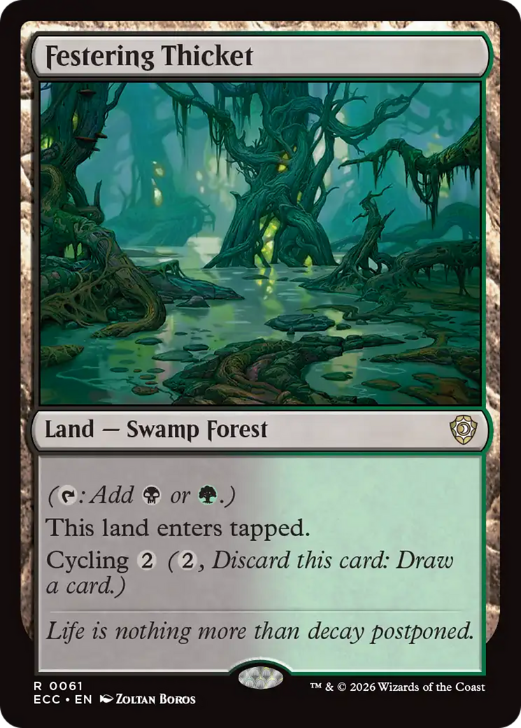 Festering Thicket [Lorwyn Eclipsed Commander] | Lots Moore NSW