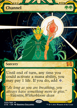 Channel (Foil Etched) [Strixhaven: School of Mages Mystical Archive] | Lots Moore NSW