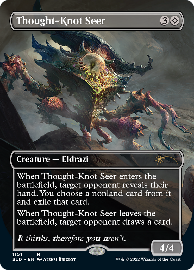 Thought-Knot Seer (1151) (Borderless) [Secret Lair Drop Series] | Lots Moore NSW