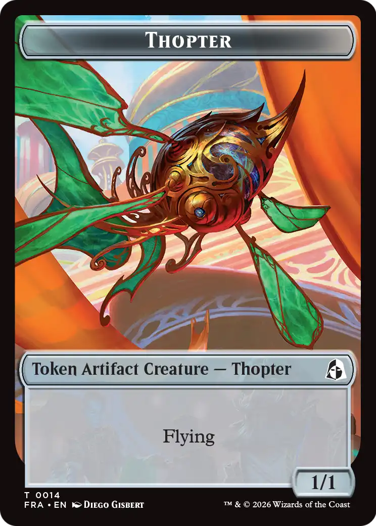 Heartwood // Thopter Double-Sided Token [Reality Fracture Tokens] | Lots Moore NSW