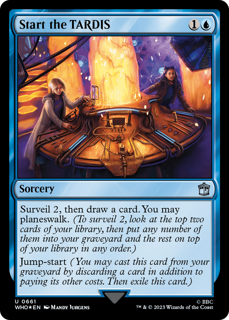 Start the TARDIS (Surge Foil) [Doctor Who] | Lots Moore NSW