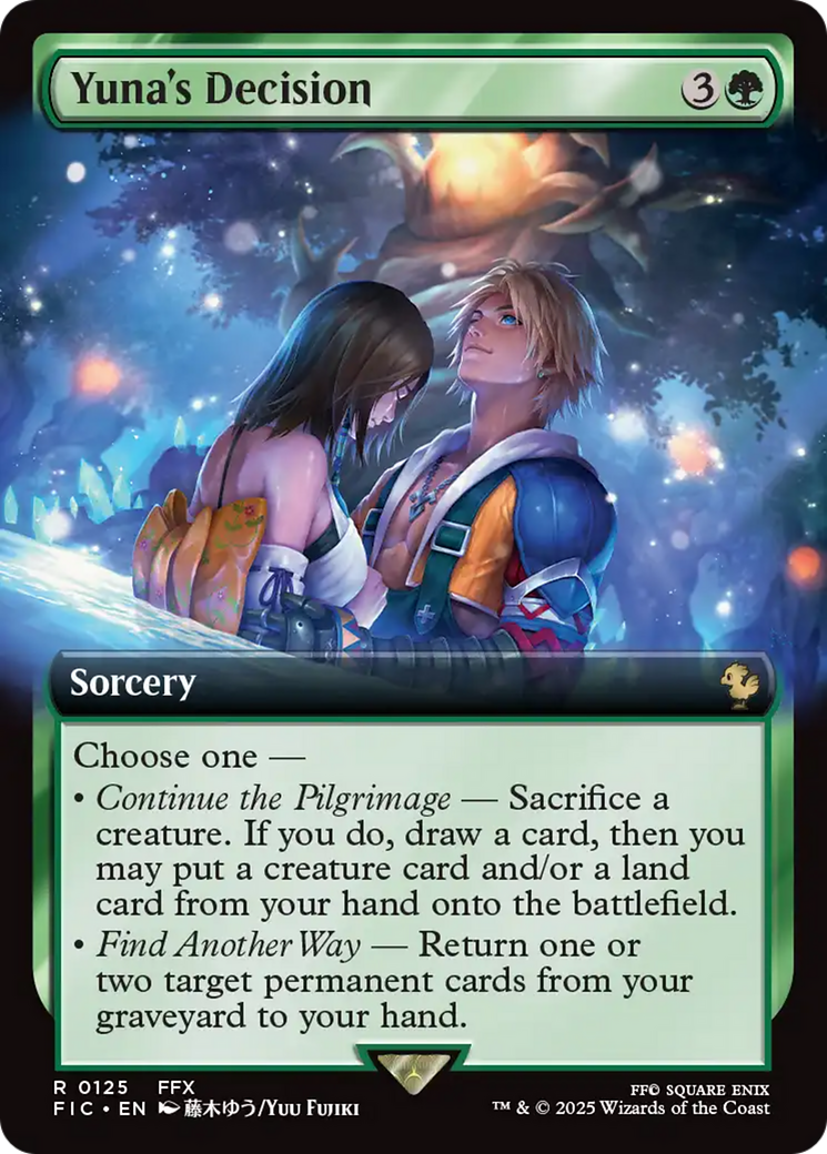 Yuna's Decision (Extended Art) [FINAL FANTASY Commander] | Lots Moore NSW