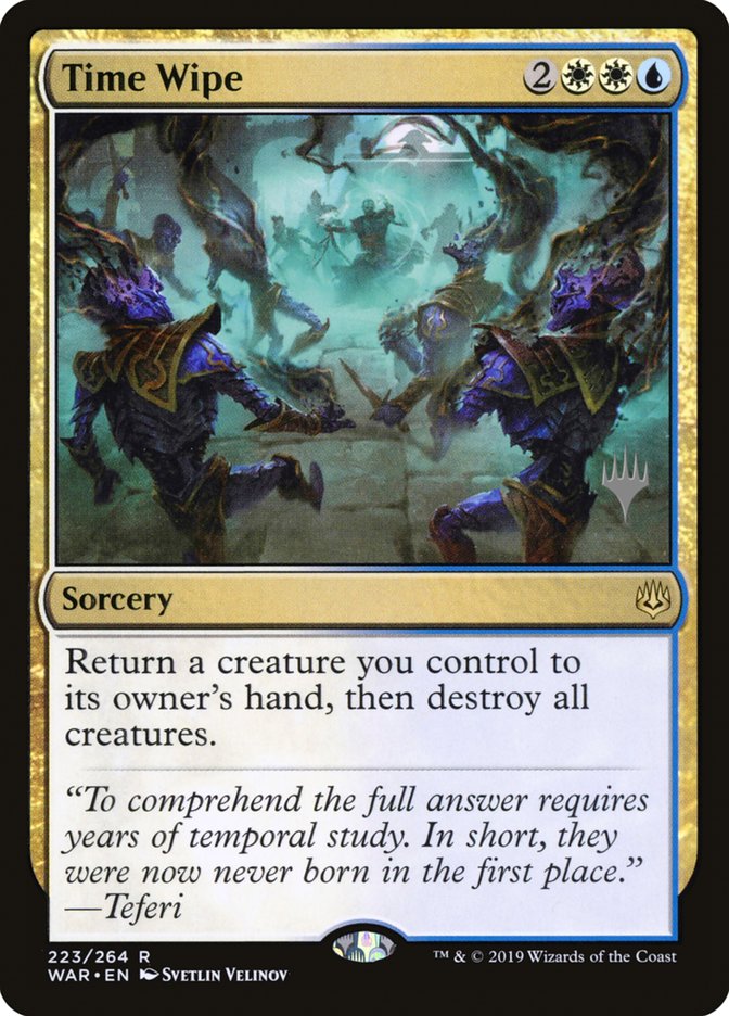 Time Wipe (Promo Pack) [War of the Spark Promos] | Lots Moore NSW