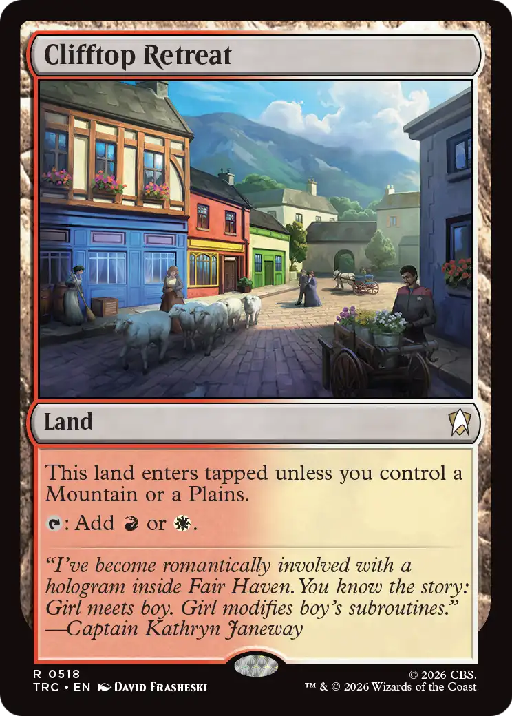 Clifftop Retreat (Surge Foil) [Star Trek Commander] | Lots Moore NSW