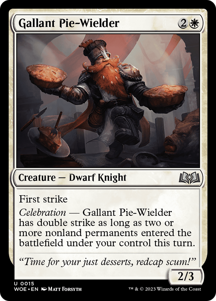 Gallant Pie-Wielder [Wilds of Eldraine] | Lots Moore NSW