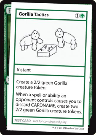 Gorilla Tactics (2021 Edition) [Mystery Booster Playtest Cards] | Lots Moore NSW