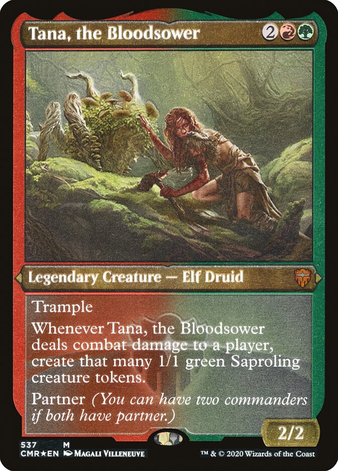 Tana, the Bloodsower (Etched) [Commander Legends] | Lots Moore NSW