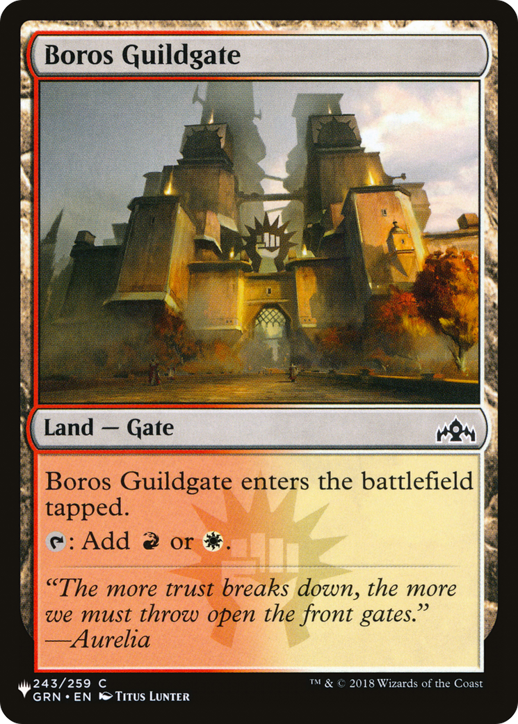 Boros Guildgate [The List] | Lots Moore NSW