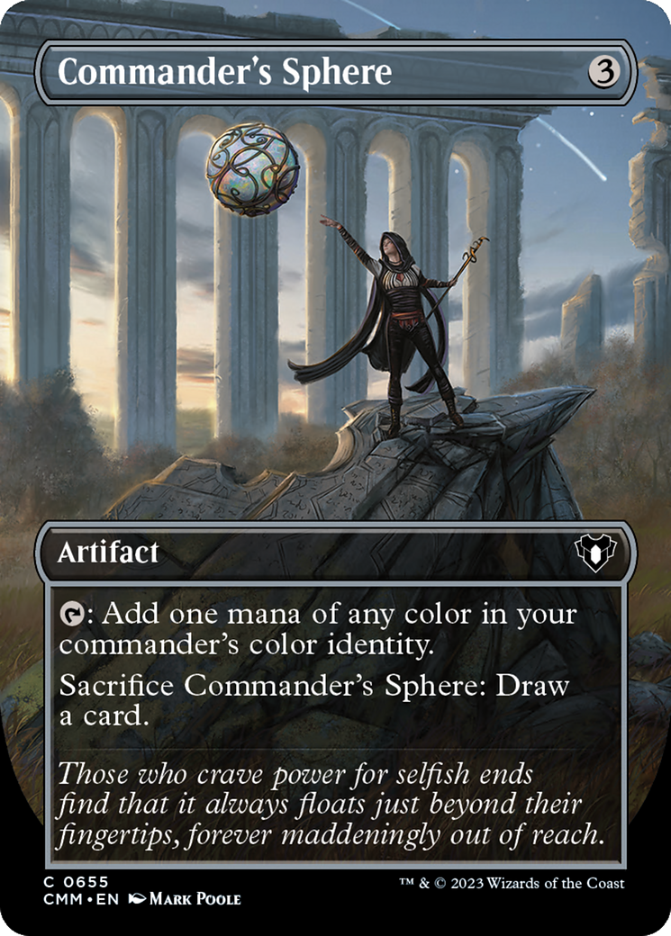 Commander's Sphere (Borderless Alternate Art) [Commander Masters] | Lots Moore NSW