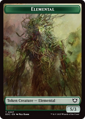 Insect // Elemental (0007) Double-Sided Token [Edge of Eternities Commander Tokens] | Lots Moore NSW