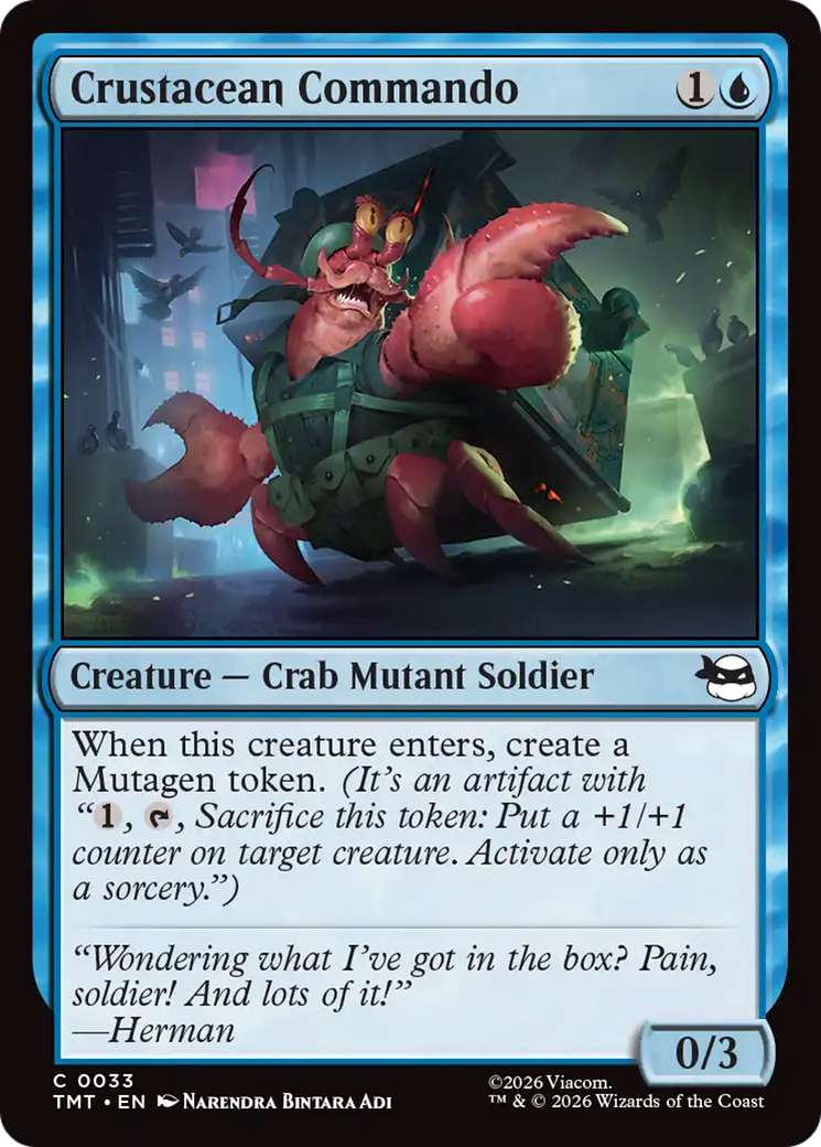 Crustacean Commando [Teenage Mutant Ninja Turtles] | Lots Moore NSW