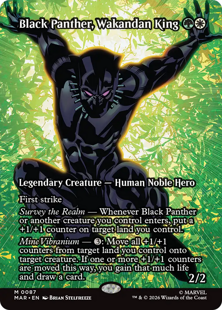 Black Panther, Wakandan King (Borderless) [Marvel Universe: Eternal-Legal] | Lots Moore NSW