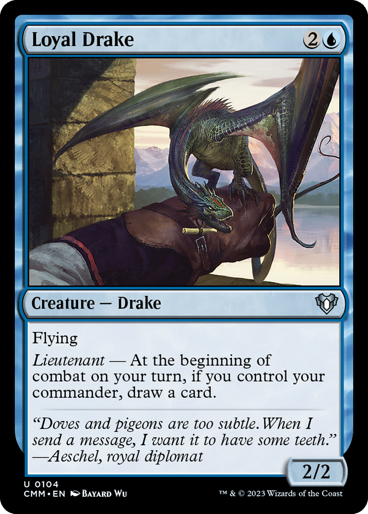 Loyal Drake [Commander Masters] | Lots Moore NSW