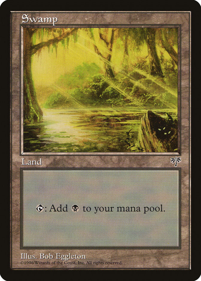 Swamp (Two Sets of Eyes Bottom Right) [Mirage] | Lots Moore NSW