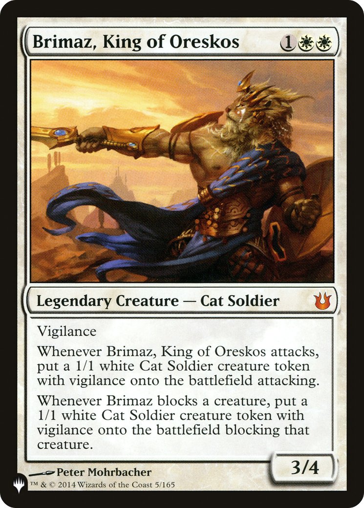 Brimaz, King of Oreskos [The List] | Lots Moore NSW