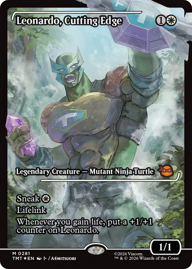 Leonardo, Cutting Edge (Showcase) [Teenage Mutant Ninja Turtles] | Lots Moore NSW