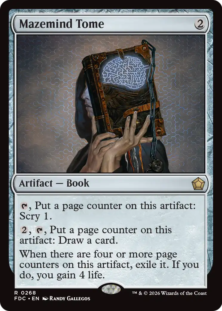 Mazemind Tome [Foundations Commander] | Lots Moore NSW