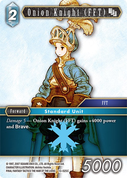 Onion Knight (FFT) [Opus XIII: Crystal Radiance] | Lots Moore NSW