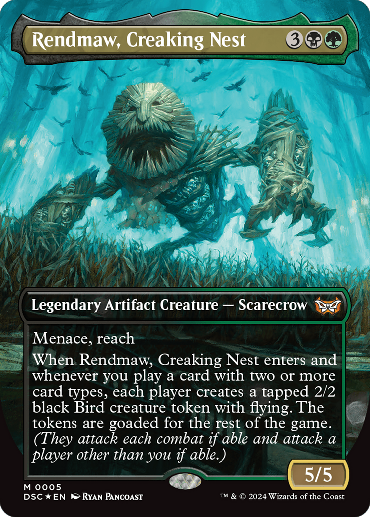 Rendmaw, Creaking Nest (Borderless) [Duskmourn: House of Horror Commander] | Lots Moore NSW